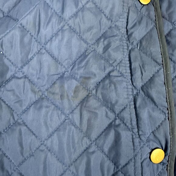 Lands End Womens Quilted Vest Size 3X Navy Blue PRIMALOFT Insulated Outerwear - Picture 2 of 9